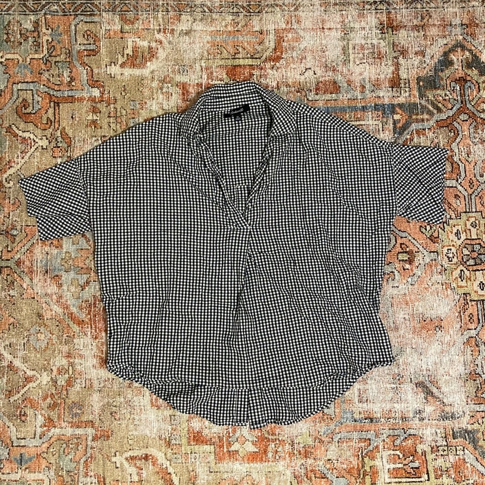 Checkered Madewell shirt